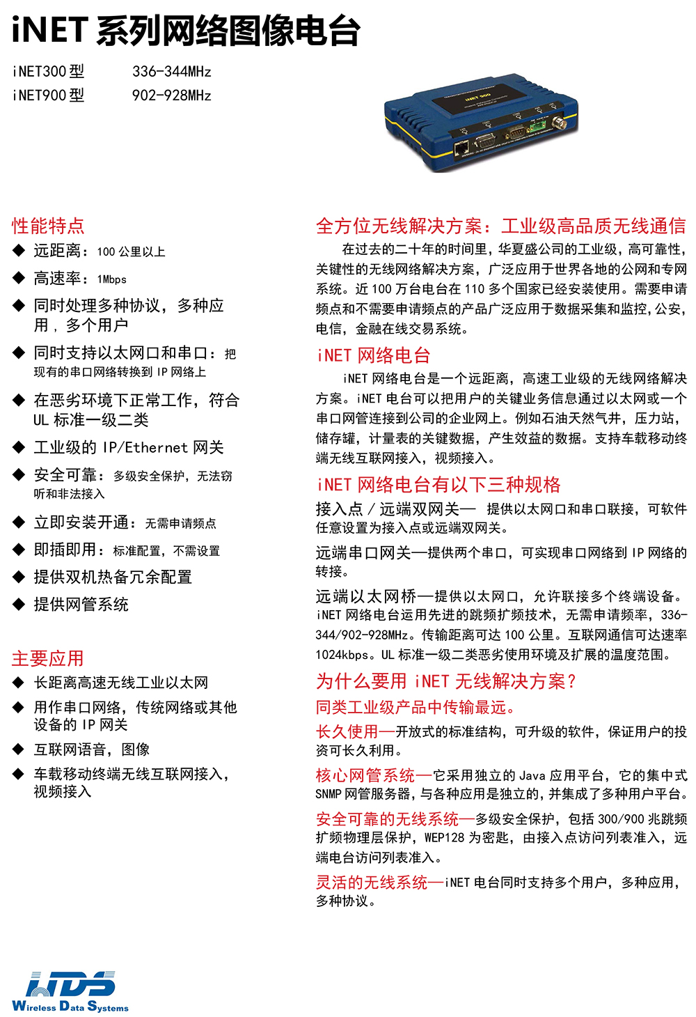 iNET系列跳频网络电台(图1)