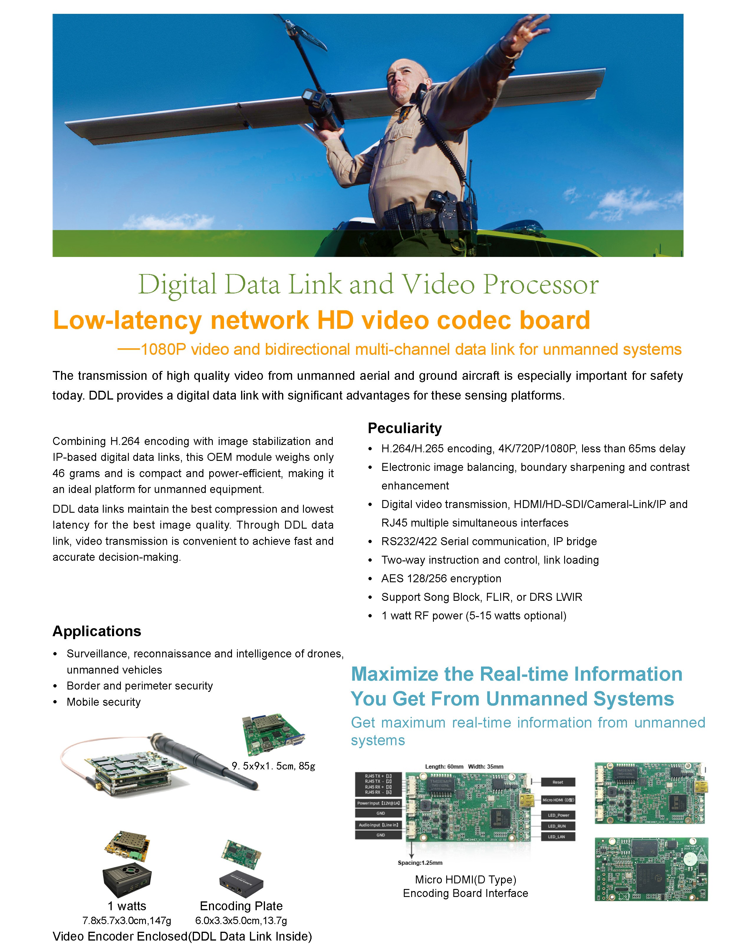 Low Delay HD Video Codec Board(图1)