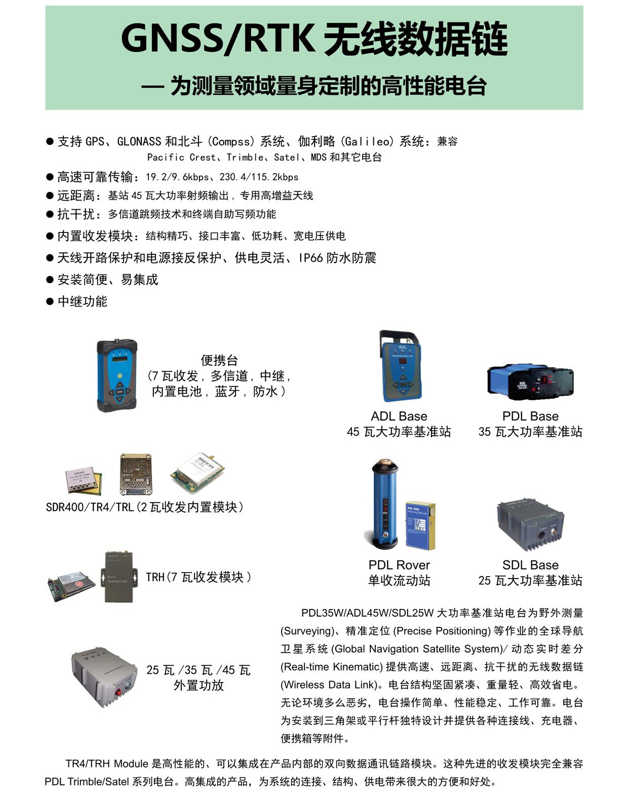 GNSS/RTK无线数据链—为测量领域量身定制的高性能电台(图1)